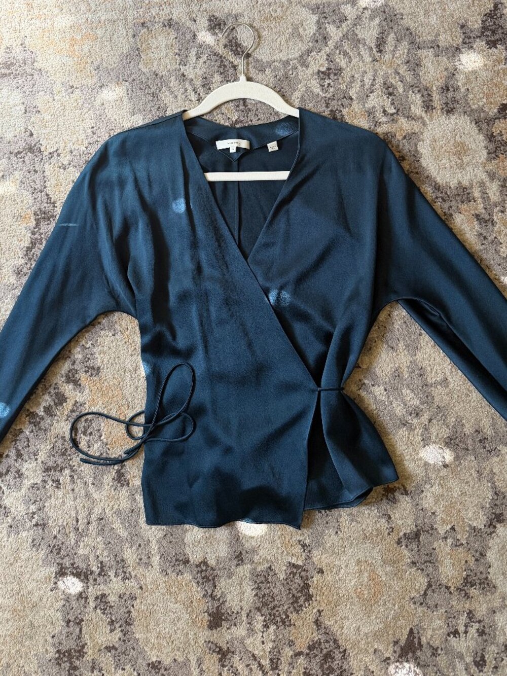 Vince Silk wrap top
